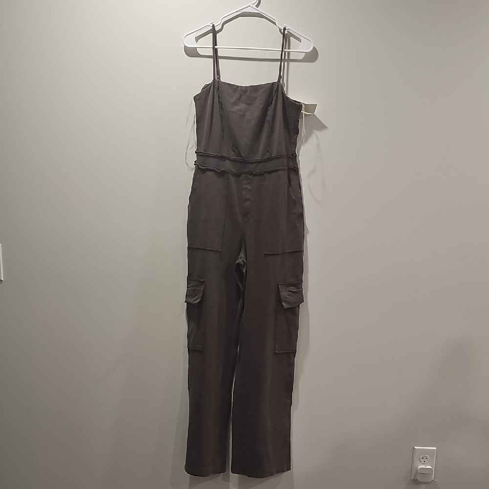 Hot & Delicious Charcoal Jumpsuit